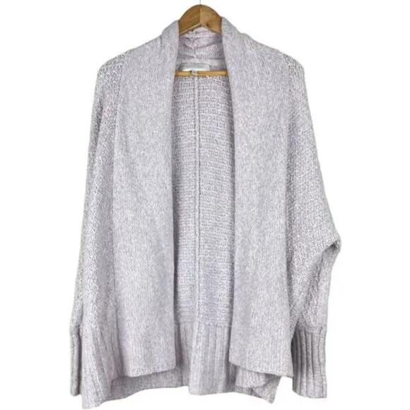 Anthropologie Angel of the North Pink Purple Soft Alpaca Cotton Knit Cardigan‎ - Picture 3 of 3
